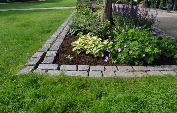 Stone Edging Installation in Mchenry