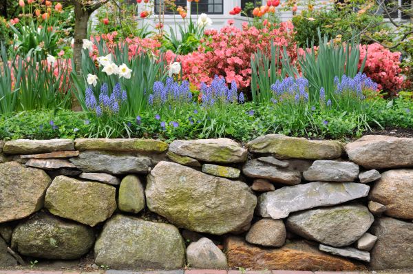 Stone Wall Hardscaping in Mchenry