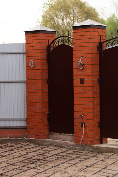 Brick Columns Installation in Mchenry
