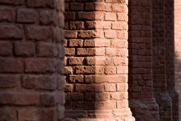 Brick Pillars Installation in Mchenry